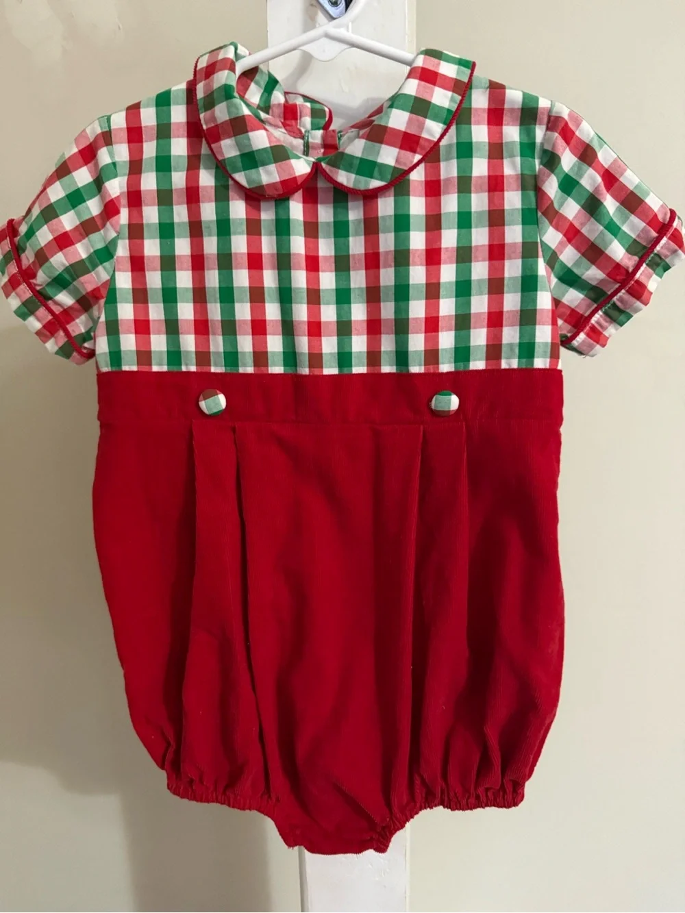 The Smocking Place Holiday Romper